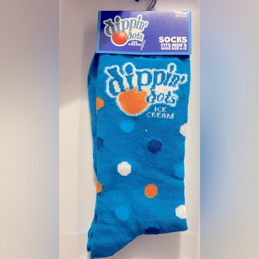 Fun Novelty Socks Featuring Dippin Dots Brand